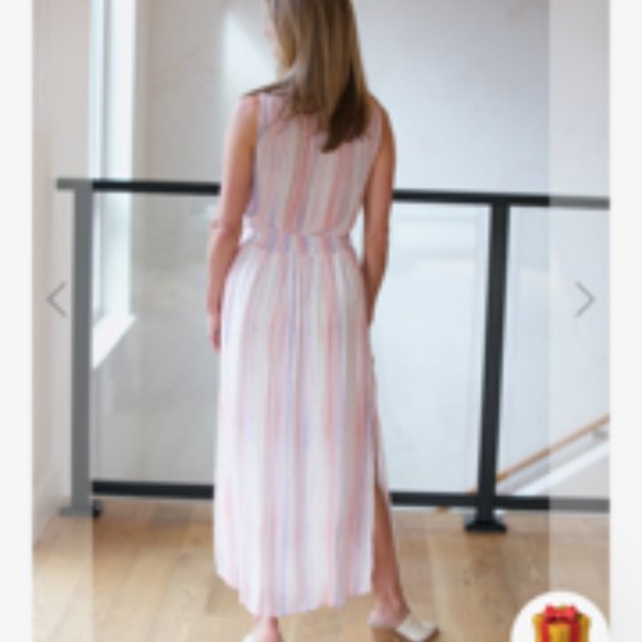 Bella Dahl Airy Sleeveless Ruffle Neck Dress - Picture 3 of 5